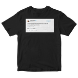 Kanye West room full of mirrors surrounded by winners tweet on a black t-shirt from Tee Tweets