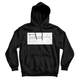 Kanye West rules are structure tweet on a black hoodie from Tee Tweets