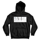 Kanye West tweeting is legal and therapeutic tweet on a black hoodie from Tee Tweets