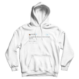 Kanye West I love me so much right now tweet on a white hoodie from Tee Tweets