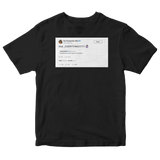 Kim Kardashian retweets Kanye West tweet getting rid of everything black t-shirt from Tee Tweets