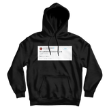 Lil B no consent no booty tweet on a black hoodie from Tee Tweets