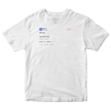 Mac Miller be you you'll be fine tweet on a white t-shirt from Tee Tweets