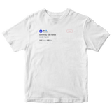 Mac MIller extremely well rested tweet on a white t-shirt from Tee Tweets