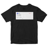 Mac Miller hello friends tweet on a black t-shirt from Tee Tweets