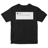 Mindy Kaling feel like hot guys write for Grantland tweet on a black t-shirt from Tee Tweets