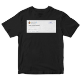 Nicki Minaj I wish a bitch would tweet on a black t-shirt from Tee Tweets