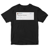 Nicki Minaj sit down be humble tweet on a black t-shirt from Tee Tweets