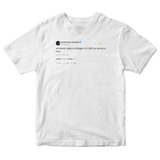 Post Malone if you use a shotgun in Call of Duty tweet on a white t-shirt from Tee Tweets