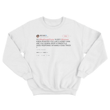 Riff Raff Trump freestyle diss track response to Eminem tweet on a white sweatshirt from Tee Tweets