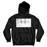 Shaquille O'Neal be who you are I am ugly tweet on a black hoodie from Tee Tweets