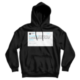 Shaquille O'Neal do I Twitter hell yeah baby tweet on a black hoodie from Tee Tweets