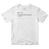 Stephen Colbert nominate Drake to the Senate tweet on a white t-shirt from Tee Tweets