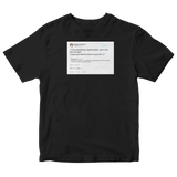 Stephen Colbert I hope you had the time of your life tweet on a black t-shirt from Tee Tweets