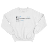 Terry Rozier LeBron is not the best tweet on a white crewneck sweater from Tee Tweets