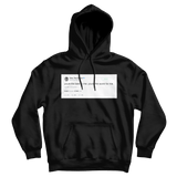 Tyler The Creator you're the best to me you're the worst for me tweet black hoodie from Tee Tweets