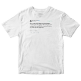 Tyler The Creator if I was trying to relate to people tweet white t-shirt from Tee Tweets