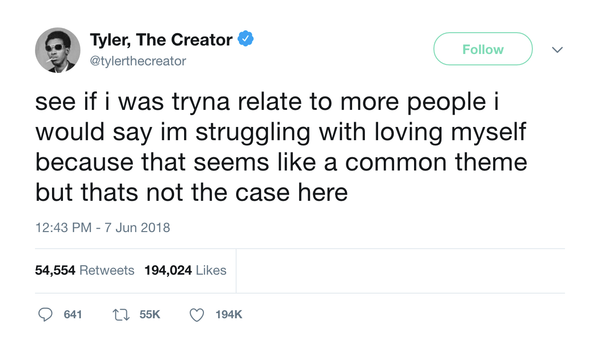 Tyler The Creator Kanye West Tweet