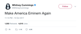 Whitney Cummings Make America Eminem Again tweet from Tee Tweets