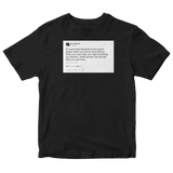 Wiz Kahlifa be a good person tweet on a black t-shirt from Tee Tweets