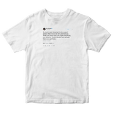 Wiz Kahlifa be a good person tweet on a white t-shirt from Tee Tweets