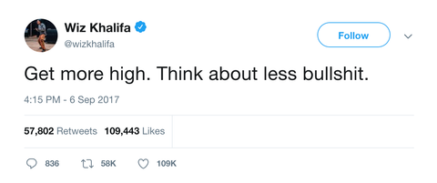Wiz Khalifa get more high tweet from Tee Tweets