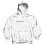 Young Thug we smoking penises tweet on a white hoodie from Tee Tweets