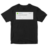 Young Thug we smoking penises tweet on a black t-shirt from Tee Tweets